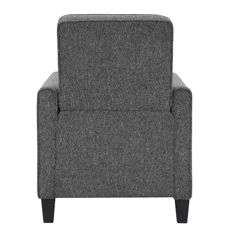 Haynes Traditional Fabric Welted Padded Recliner Chair by Furniture of America