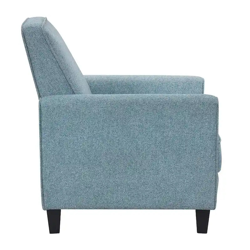 Haynes Traditional Fabric Welted Padded Recliner Chair by Furniture of America