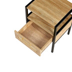 Rattan 1-drawer Nightstand