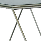 Sardis Modern Glam Handcrafted Marble Top Coffee Table by Christopher Knight Home - 37.00 L x 19.00 W x 18.00 H