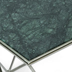 Sardis Modern Glam Handcrafted Marble Top Coffee Table by Christopher Knight Home - 37.00 L x 19.00 W x 18.00 H