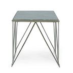 Sardis Modern Glam Handcrafted Marble Top Coffee Table by Christopher Knight Home - 37.00 L x 19.00 W x 18.00 H