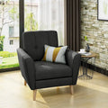 Treston Mid-Century Modern Fabric Tufted Club Chair by Christopher Knight Home