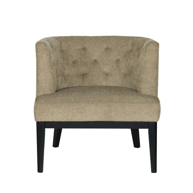 Clough Fabric or Faux Leather Tufted Accent Chair (Set of 2) by Christopher Knight Home