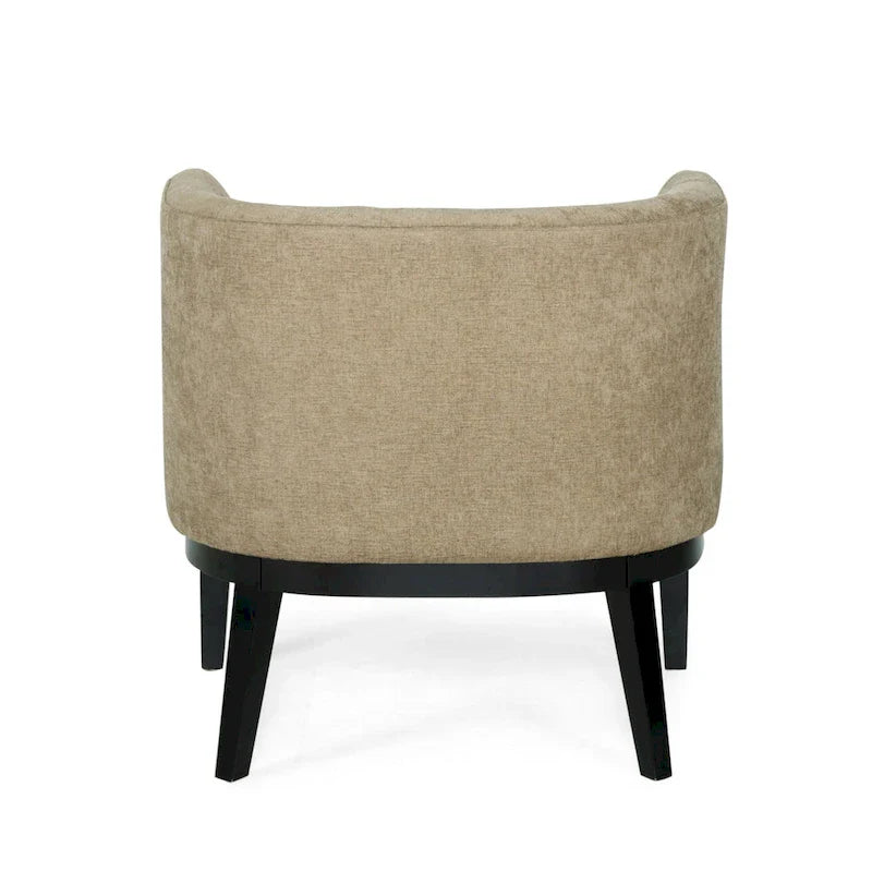 Clough Fabric or Faux Leather Tufted Accent Chair (Set of 2) by Christopher Knight Home