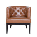 Clough Fabric or Faux Leather Tufted Accent Chair (Set of 2) by Christopher Knight Home