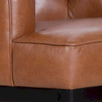 Clough Fabric or Faux Leather Tufted Accent Chair by Christopher Knight Home