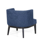 Clough Fabric or Faux Leather Tufted Accent Chair by Christopher Knight Home