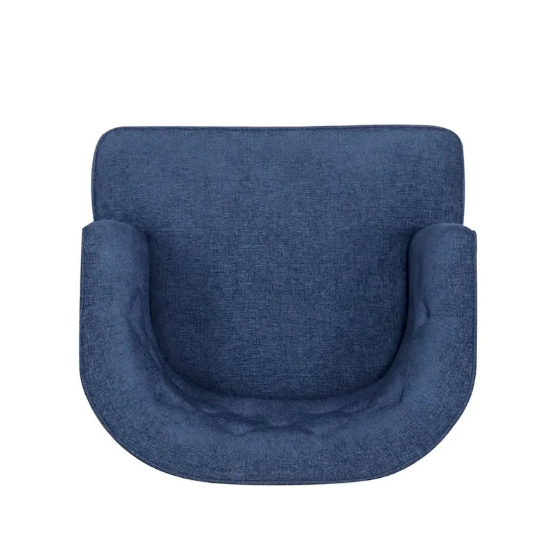 Clough Fabric or Faux Leather Tufted Accent Chair by Christopher Knight Home