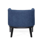 Clough Fabric or Faux Leather Tufted Accent Chair by Christopher Knight Home