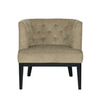 Clough Fabric or Faux Leather Tufted Accent Chair by Christopher Knight Home