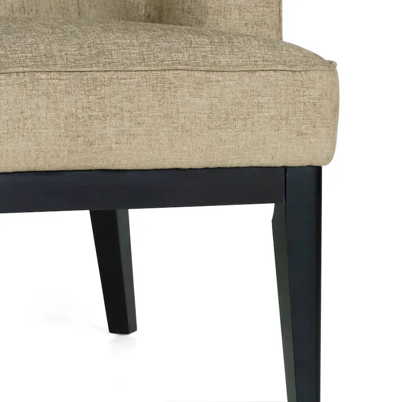 Clough Fabric or Faux Leather Tufted Accent Chair by Christopher Knight Home