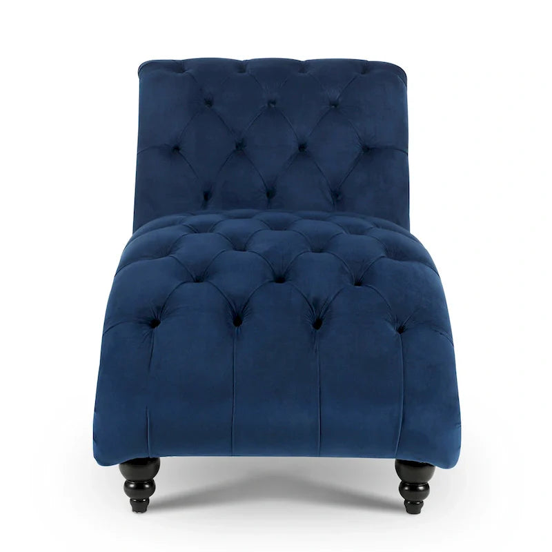 Tufted Chaise Lounge - 62.80 x 27.17 x 32.87