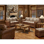 Alpine Lodge Cotton Printed Tapestry Chair