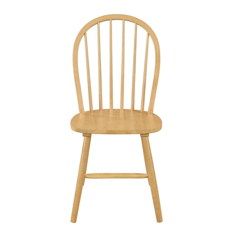 Declan Farmhouse High Back Spindle Dining Chairs (Set of 2) by Christopher Knight Home - 36H