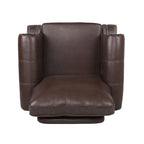 Dowd Faux Leather Club Chair with Nailhead Trim by Christopher Knight Home