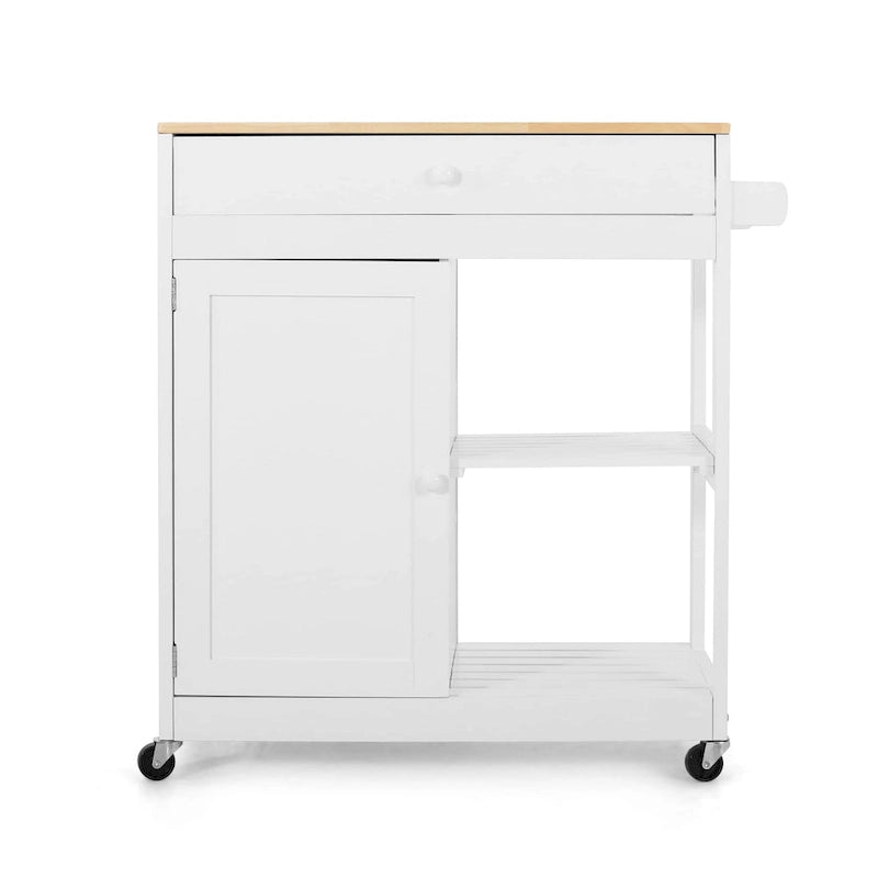 Telfair Kitchen Cart with Wheels by Christopher Knight Home