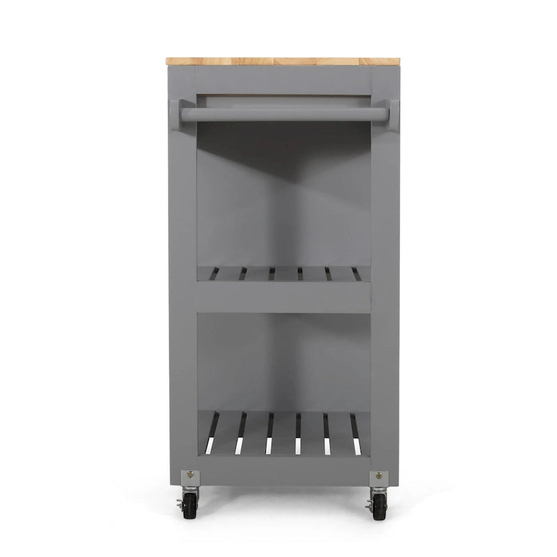Telfair Kitchen Cart with Wheels by Christopher Knight Home