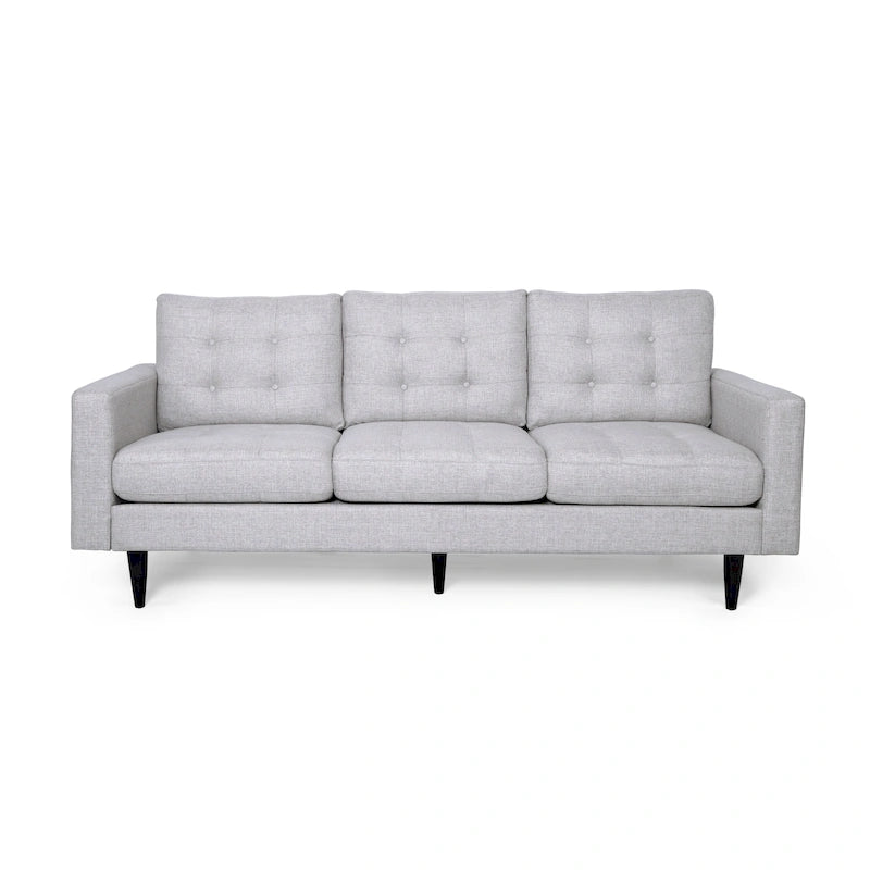 Adderbury Contemporary 3-seat Tufted Fabric Sofa by Christopher Knight Home