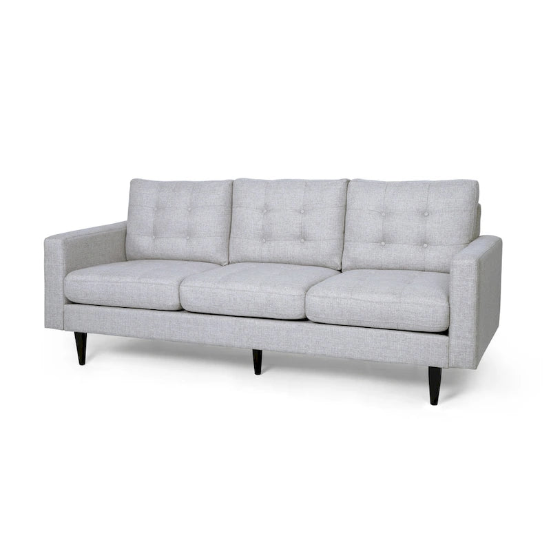 Adderbury Contemporary 3-seat Tufted Fabric Sofa by Christopher Knight Home