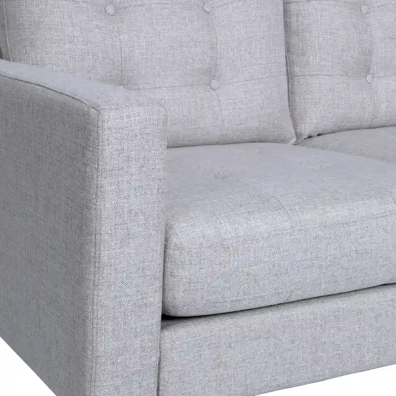 Adderbury Contemporary 3-seat Tufted Fabric Sofa by Christopher Knight Home