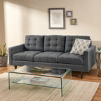Adderbury Contemporary 3-seat Tufted Fabric Sofa by Christopher Knight Home