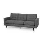 Adderbury Contemporary 3-seat Tufted Fabric Sofa by Christopher Knight Home