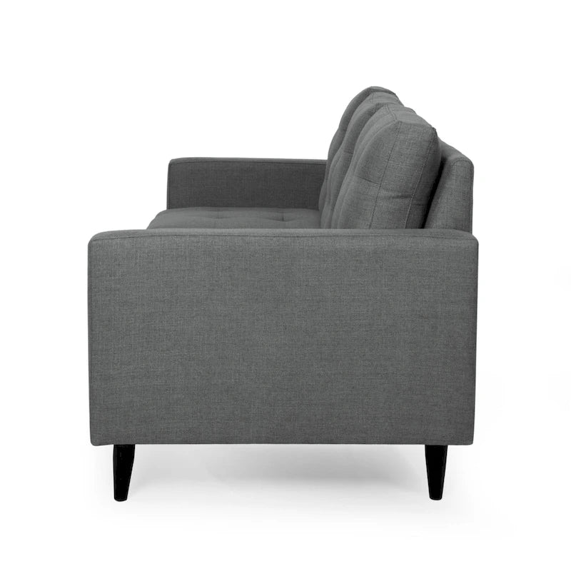 Adderbury Contemporary 3-seat Tufted Fabric Sofa by Christopher Knight Home