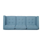Adderbury Contemporary 3-seat Tufted Fabric Sofa by Christopher Knight Home