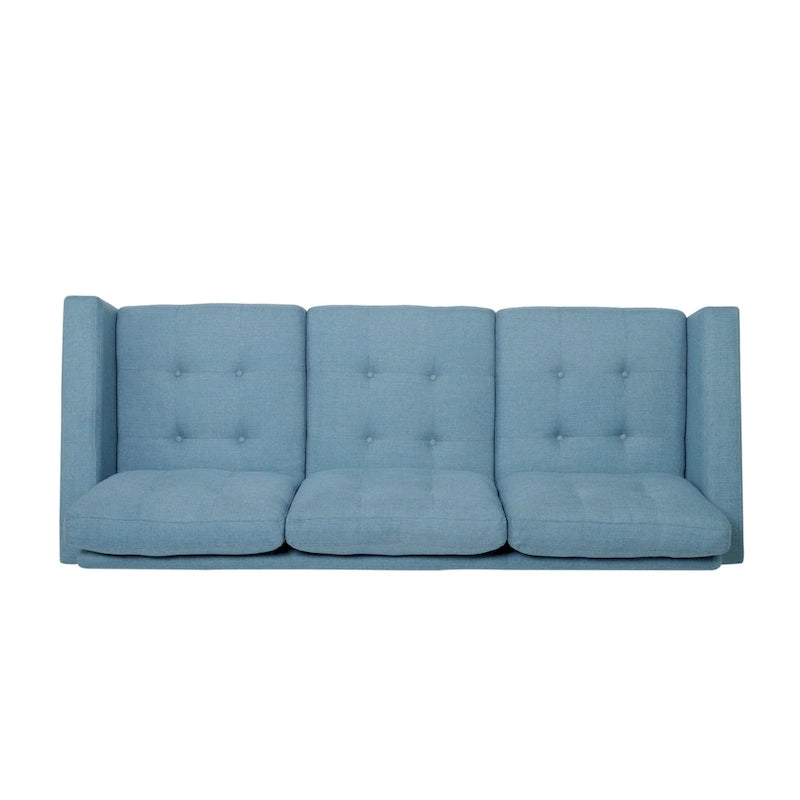 Adderbury Contemporary 3-seat Tufted Fabric Sofa by Christopher Knight Home