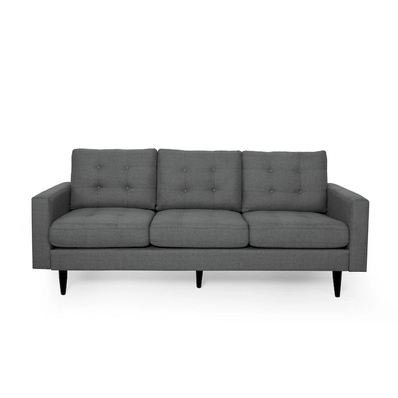 Adderbury Contemporary 3-seat Tufted Fabric Sofa by Christopher Knight Home
