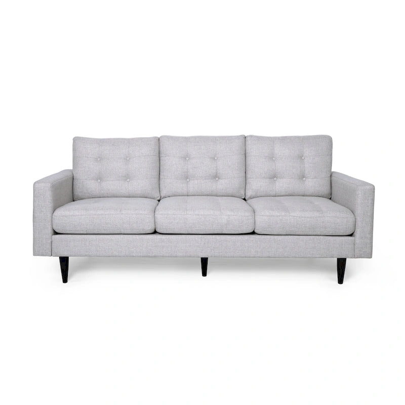 Adderbury Contemporary 3-seat Tufted Fabric Sofa by Christopher Knight Home