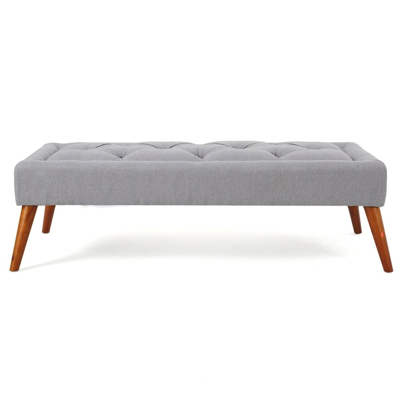 Williams Tufted Fabric Ottoman Bench by Christopher Knight Home