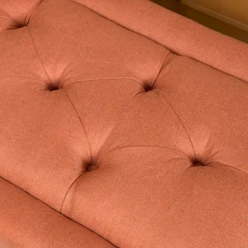 Williams Tufted Fabric Ottoman Bench by Christopher Knight Home