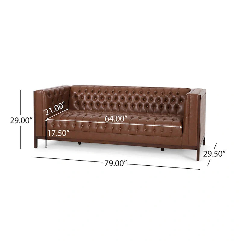 Petteti Upholstered Sofa by Christopher Knight Home