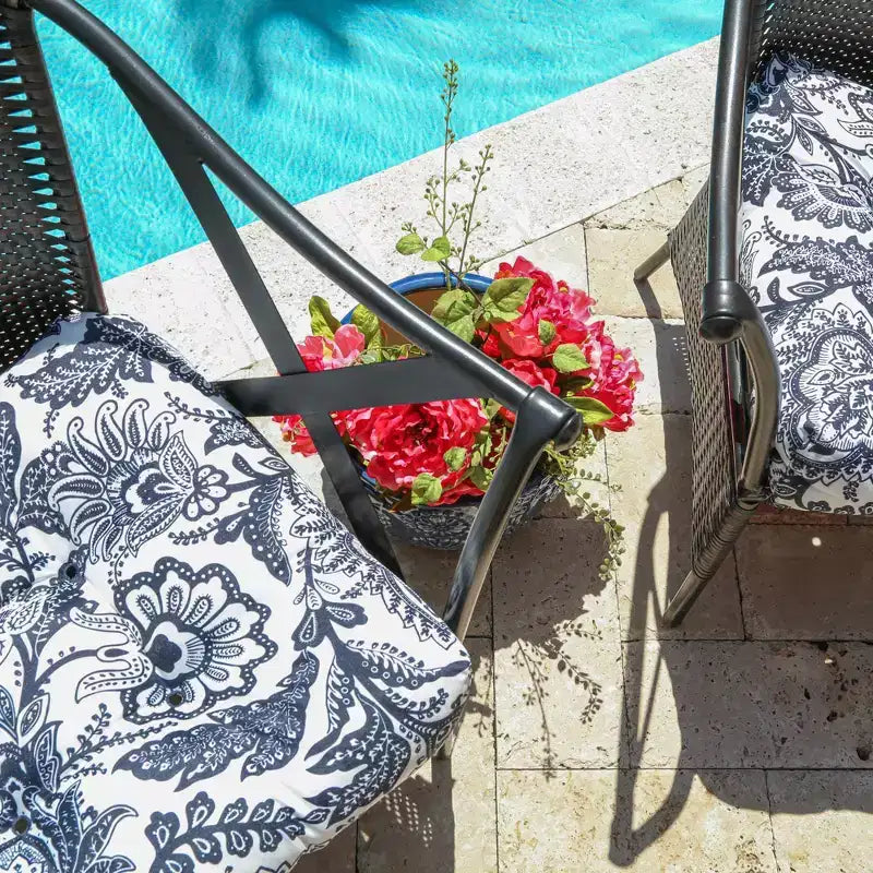 Vera Bradley 2pc 19x19 Outdoor Patio Chair Cushions