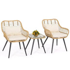 Sunsitt 3pc Outdoor Patio Conversation Bistro Set