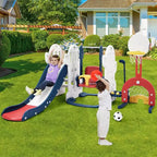 7 in 1 Toddler Slide and Swing Set