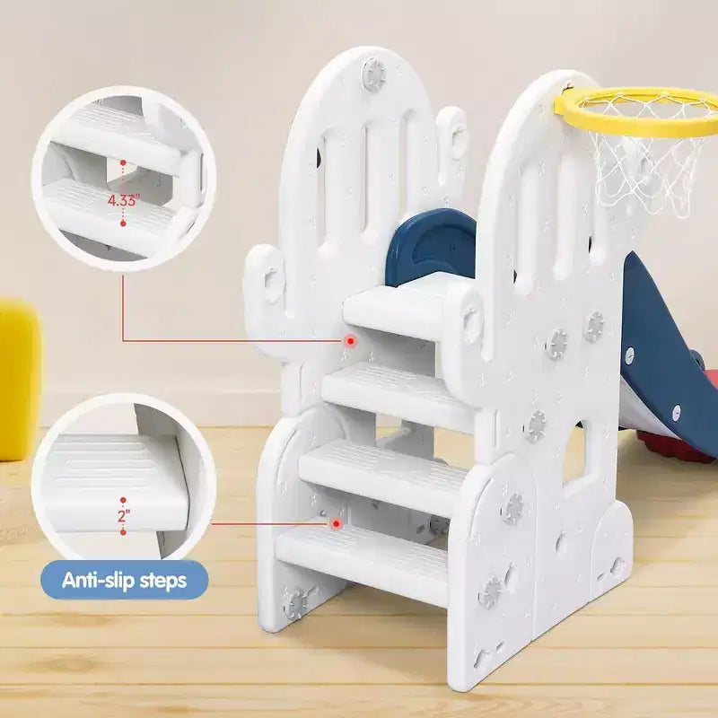 7 in 1 Toddler Slide and Swing Set