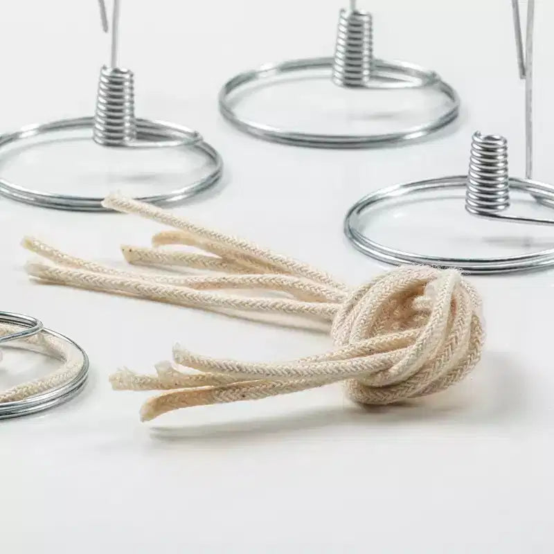 Merry Corliss 1/8 inch Round Braided Cotton Olive Oil Lamp Wicks Pack of 12