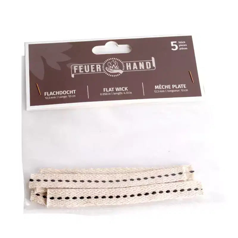 Feuerhand 1/2 in Wide Flat Cotton Wick for Feuerhand 276 Lanterns Pack of 5