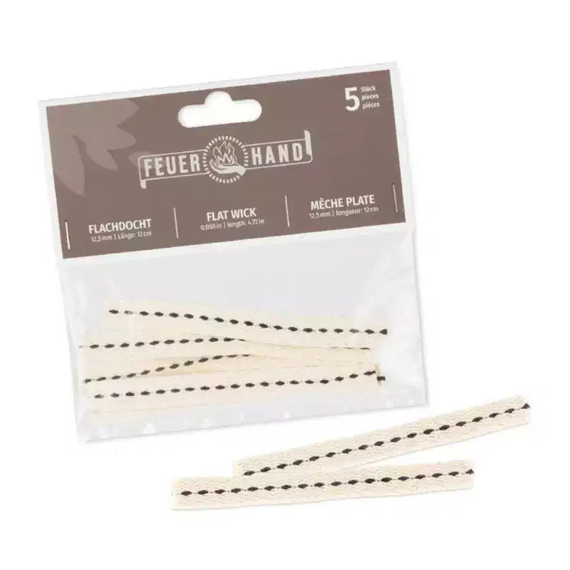 Feuerhand 1/2 in Wide Flat Cotton Wick for Feuerhand 276 Lanterns Pack of 5