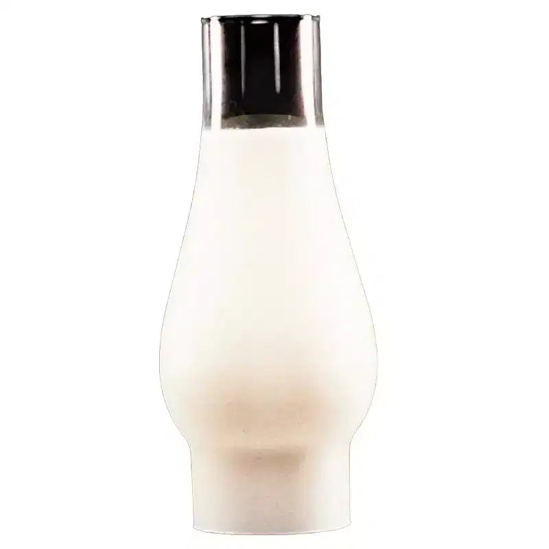 Lehman's Frosted Glass Lamp Chimney, Replacement Hurricane Globe Measures 2 5/8 Inch Diameter Base x 8 1/2 Inches High for Oil or Kerosene Lanterns