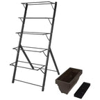 Pure Garden Raised Garden Beds Rectangular Steel Outdoor Planter Pots