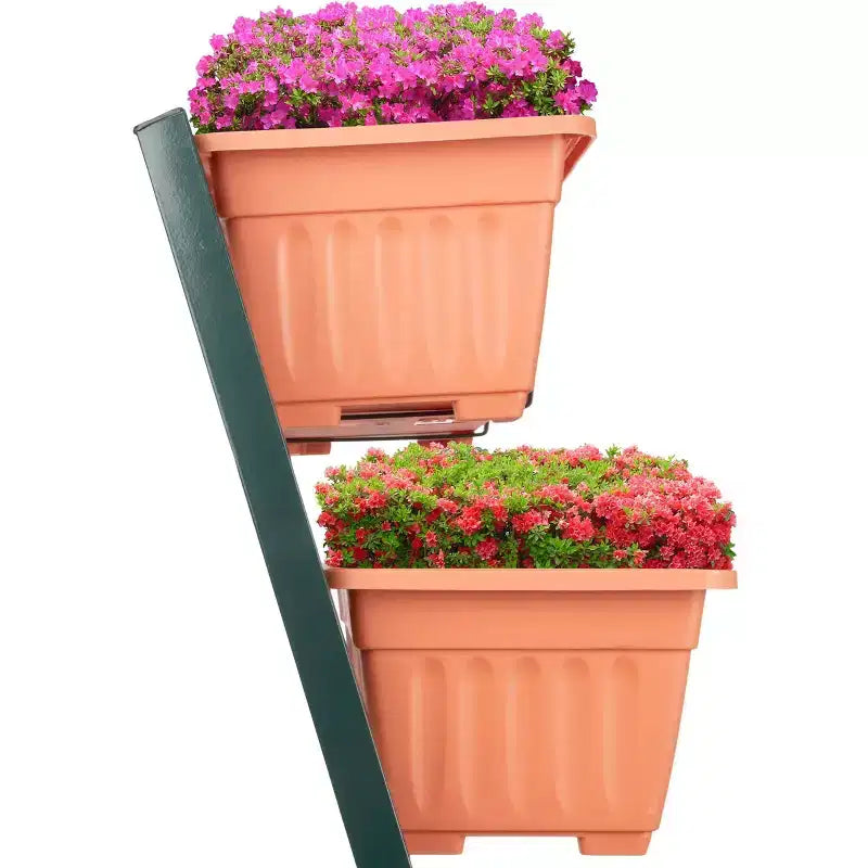 Pure Garden Raised Garden Beds Rectangular Steel Outdoor Planter Pots
