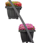 Pure Garden Raised Garden Beds Rectangular Steel Outdoor Planter Pots