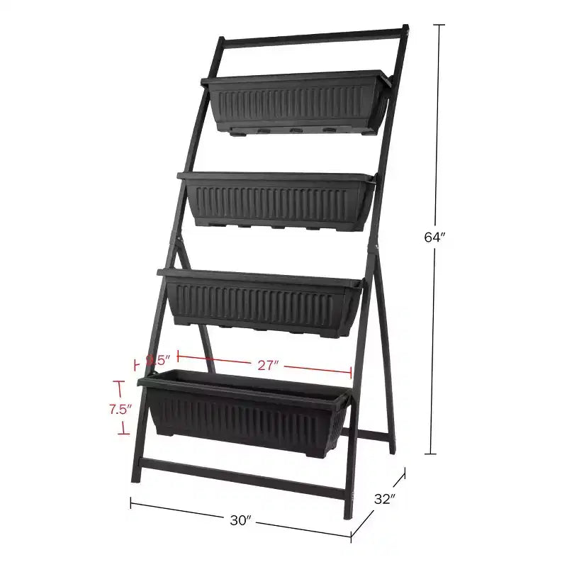 Pure Garden Raised Garden Beds Rectangular Steel Outdoor Planter Pots