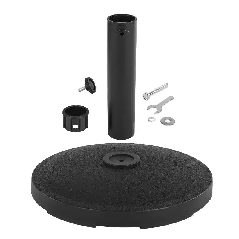 Pure Garden Outdoor Patio Umbrella Base Black