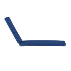 Emma and Oliver Outdoor Water-Resistant Chaise Lounge Patio Cushion