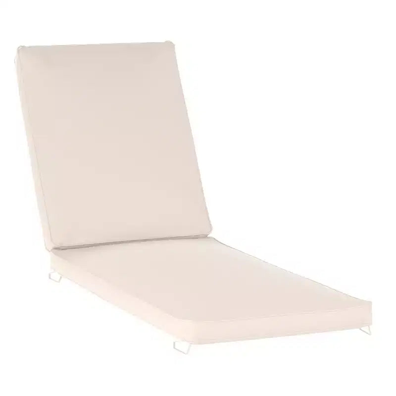Emma and Oliver Outdoor Water-Resistant Chaise Lounge Patio Cushion